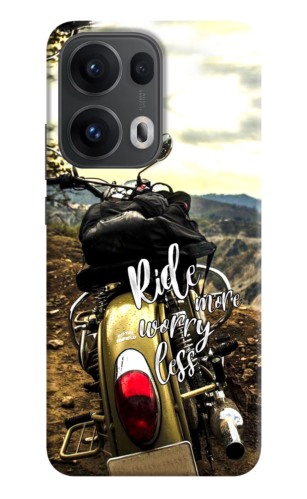 Ride More Worry Less Oppo Reno13 Pro 5G Back Cover