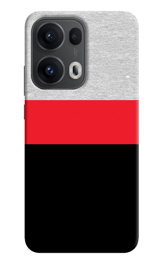 Tri Color Pattern Oppo Reno13 Pro 5G Back Cover