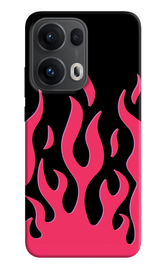 Fire Flames Oppo Reno13 Pro 5G Back Cover