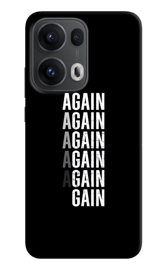 Again Again Gain Oppo Reno13 Pro 5G Back Cover