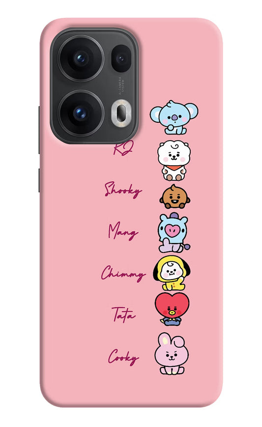 BTS names Oppo Reno13 Pro 5G Back Cover
