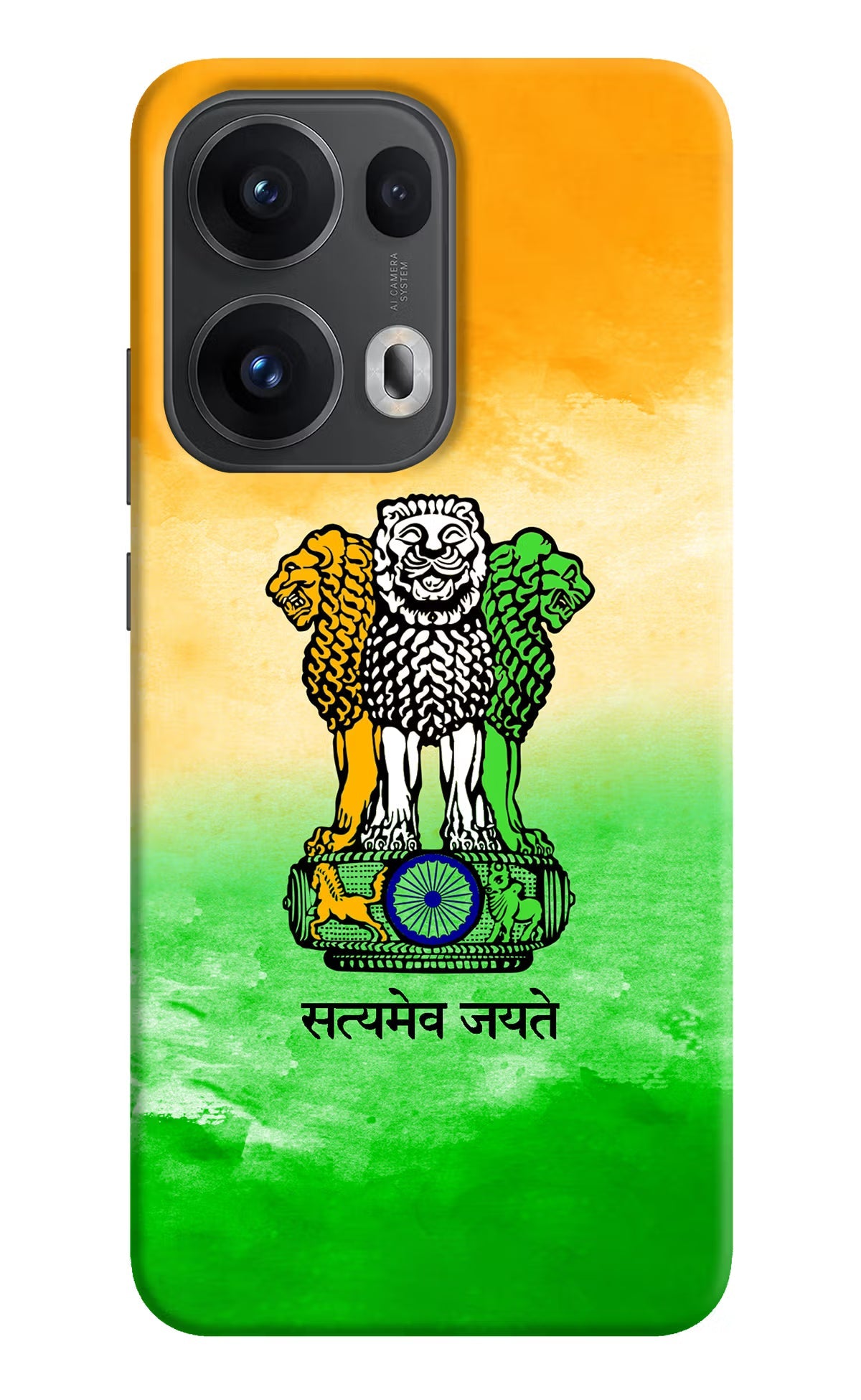 Satyamev Jayate Flag Oppo Reno13 Pro 5G Back Cover