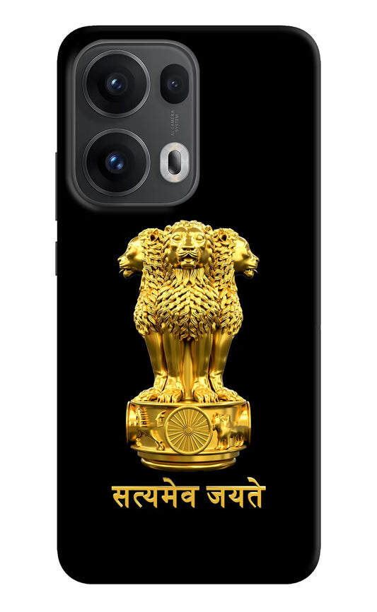 Satyamev Jayate Golden Oppo Reno13 Pro 5G Back Cover