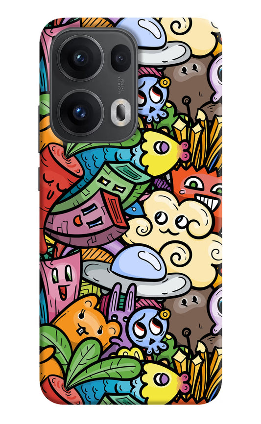 Veggie Doodle Oppo Reno13 Pro 5G Back Cover