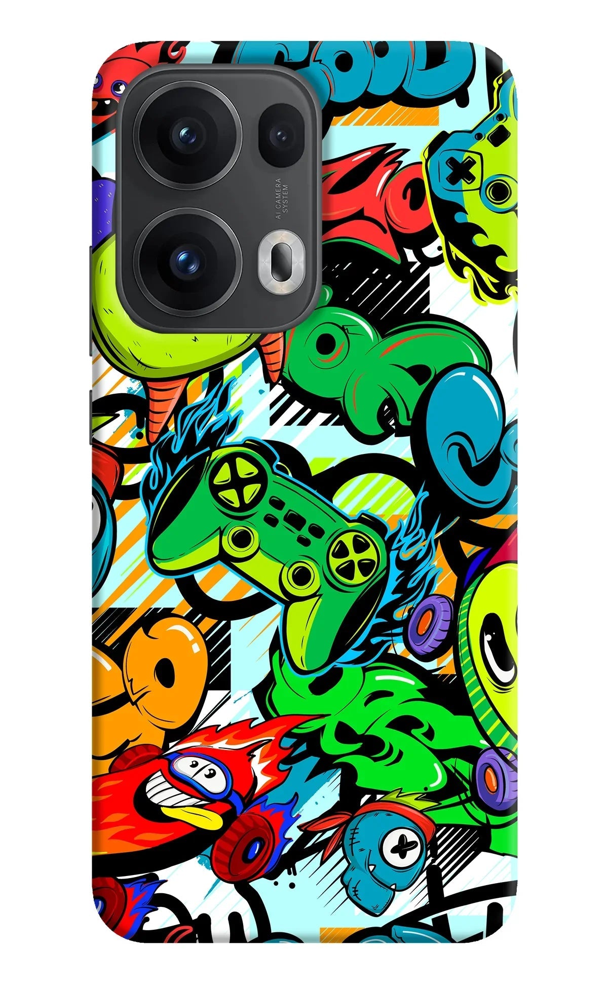 Game Doodle Oppo Reno13 Pro 5G Back Cover