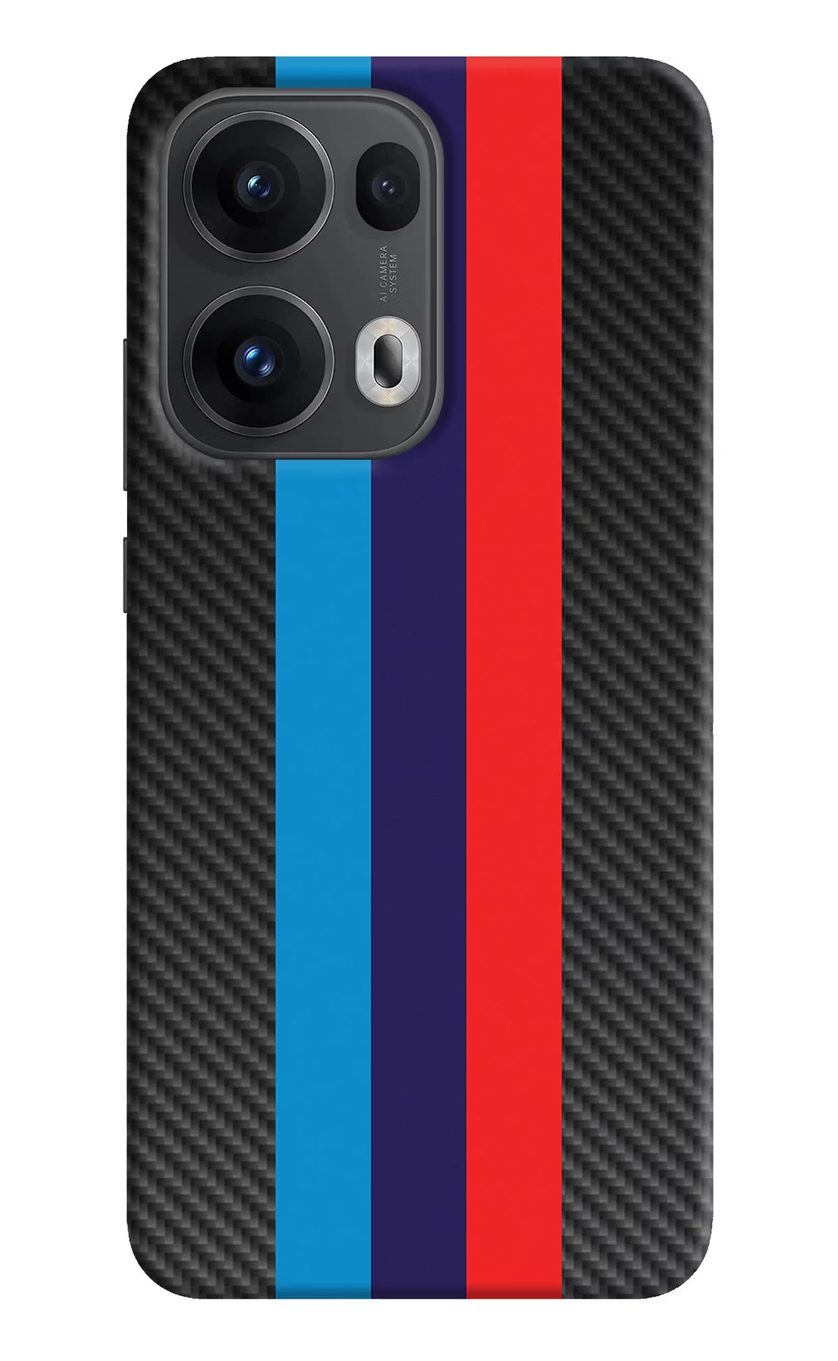 BMW Stripes Pattern Oppo Reno13 Pro 5G Back Cover