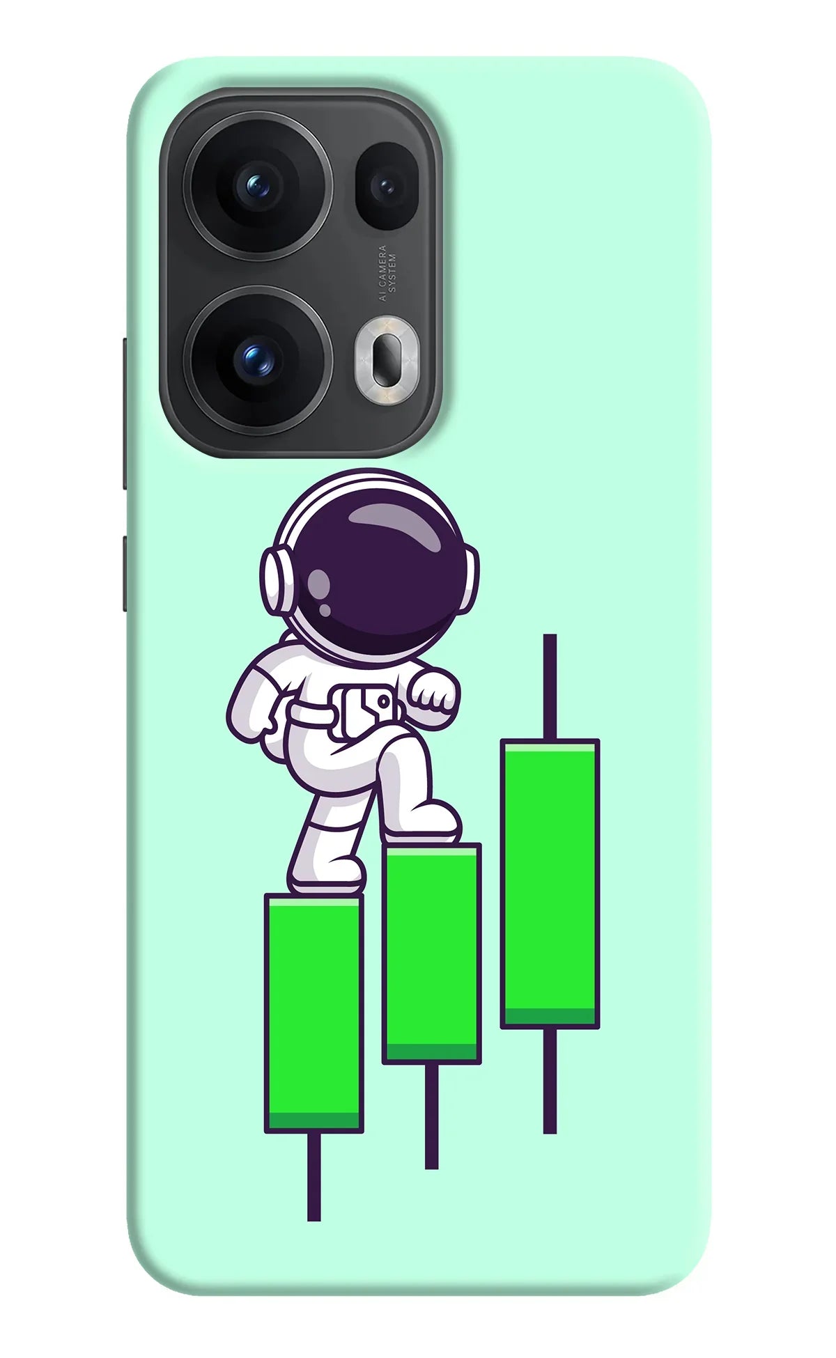 Astronaut Trader Oppo Reno13 Pro 5G Back Cover
