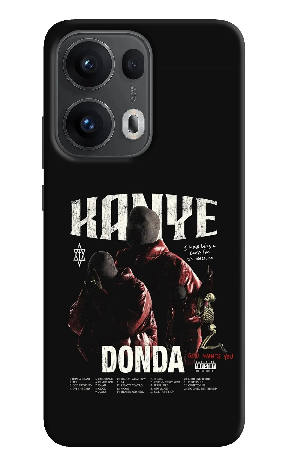 Donda Kanye West Oppo Reno13 Pro 5G Back Cover