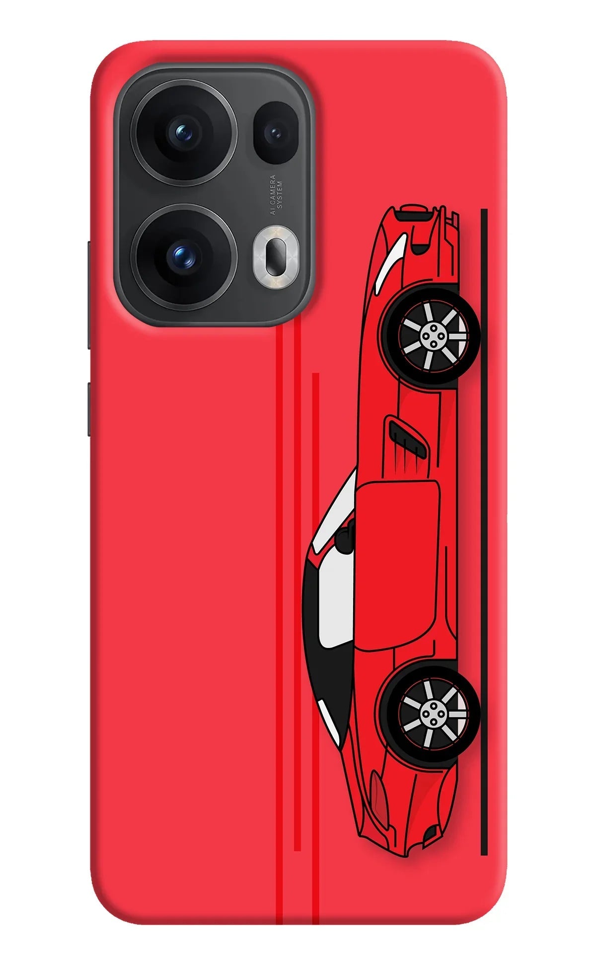 Red Velocity Oppo Reno13 Pro 5G Back Cover