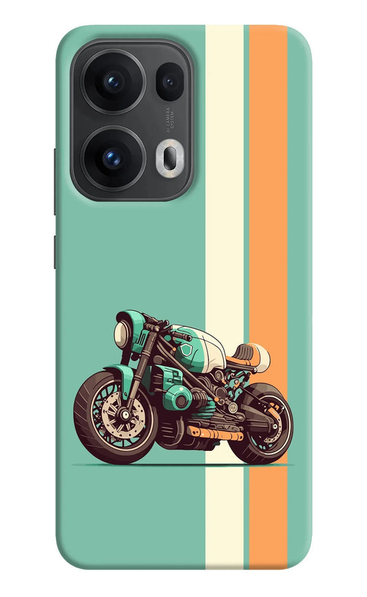 Striped Moto Drift Oppo Reno13 Pro 5G Back Cover