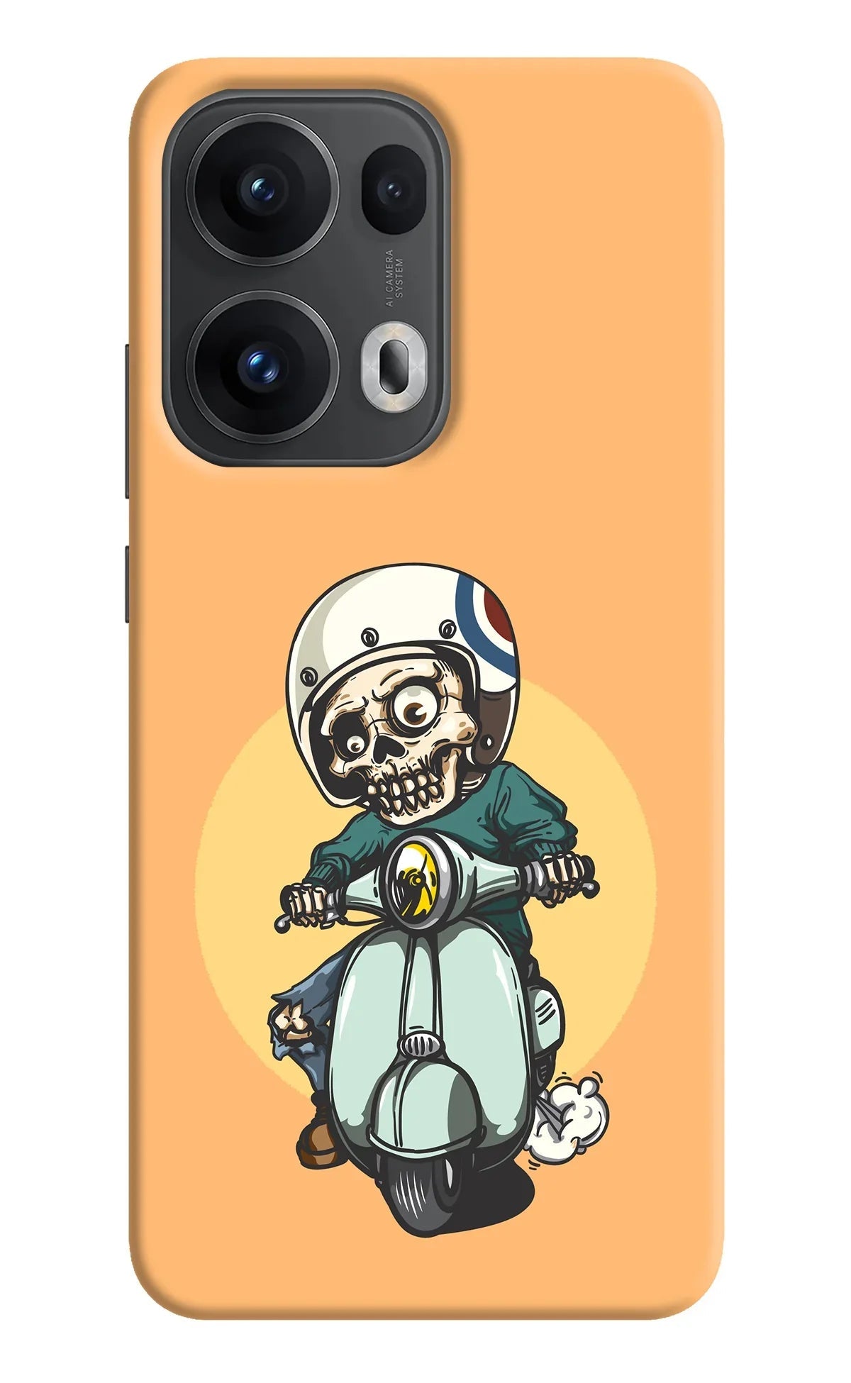 Undead Biker Oppo Reno13 Pro 5G Back Cover