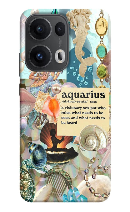 Aquarius Zodiac Oppo Reno13 Pro 5G Back Cover