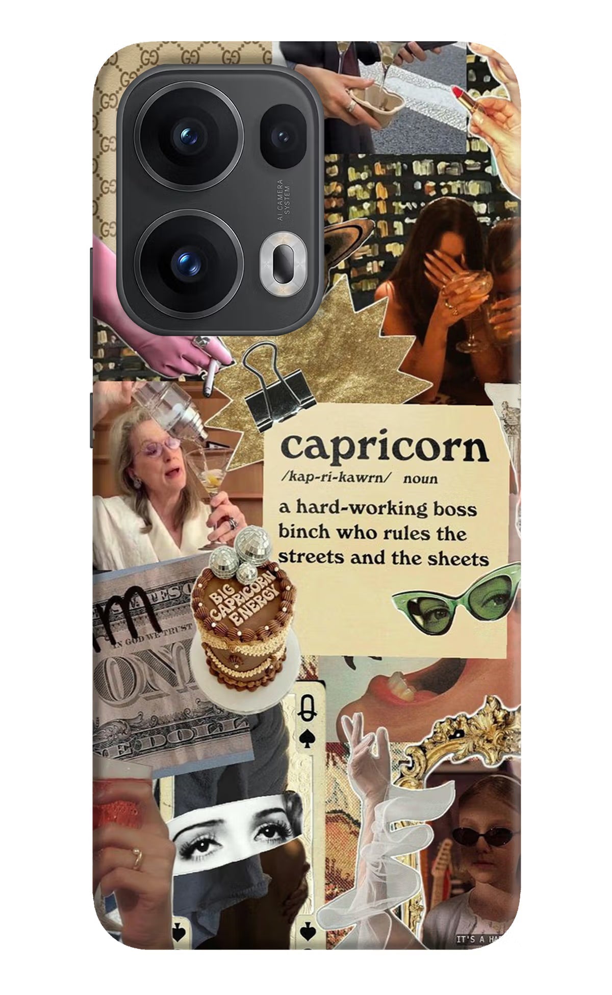 Capricorn Zodiac Oppo Reno13 Pro 5G Back Cover