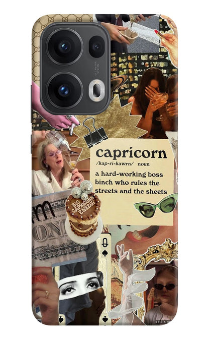 Capricorn Zodiac Oppo Reno13 Pro 5G Back Cover