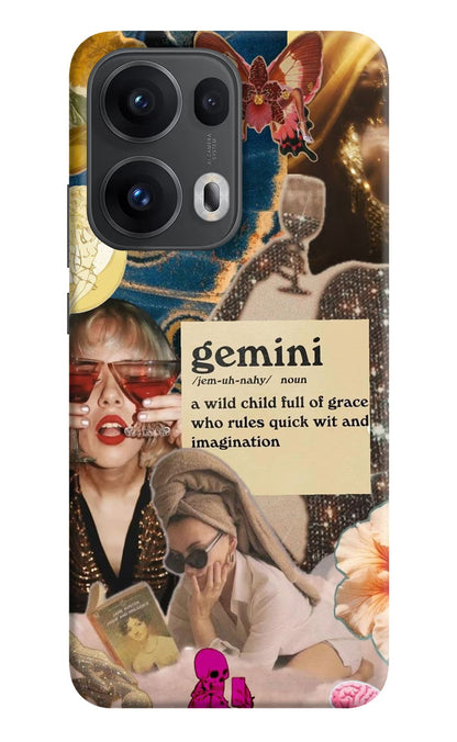 Gemini Zodiac Oppo Reno13 Pro 5G Back Cover