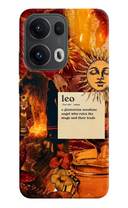 Leo Zodiac Oppo Reno13 Pro 5G Back Cover