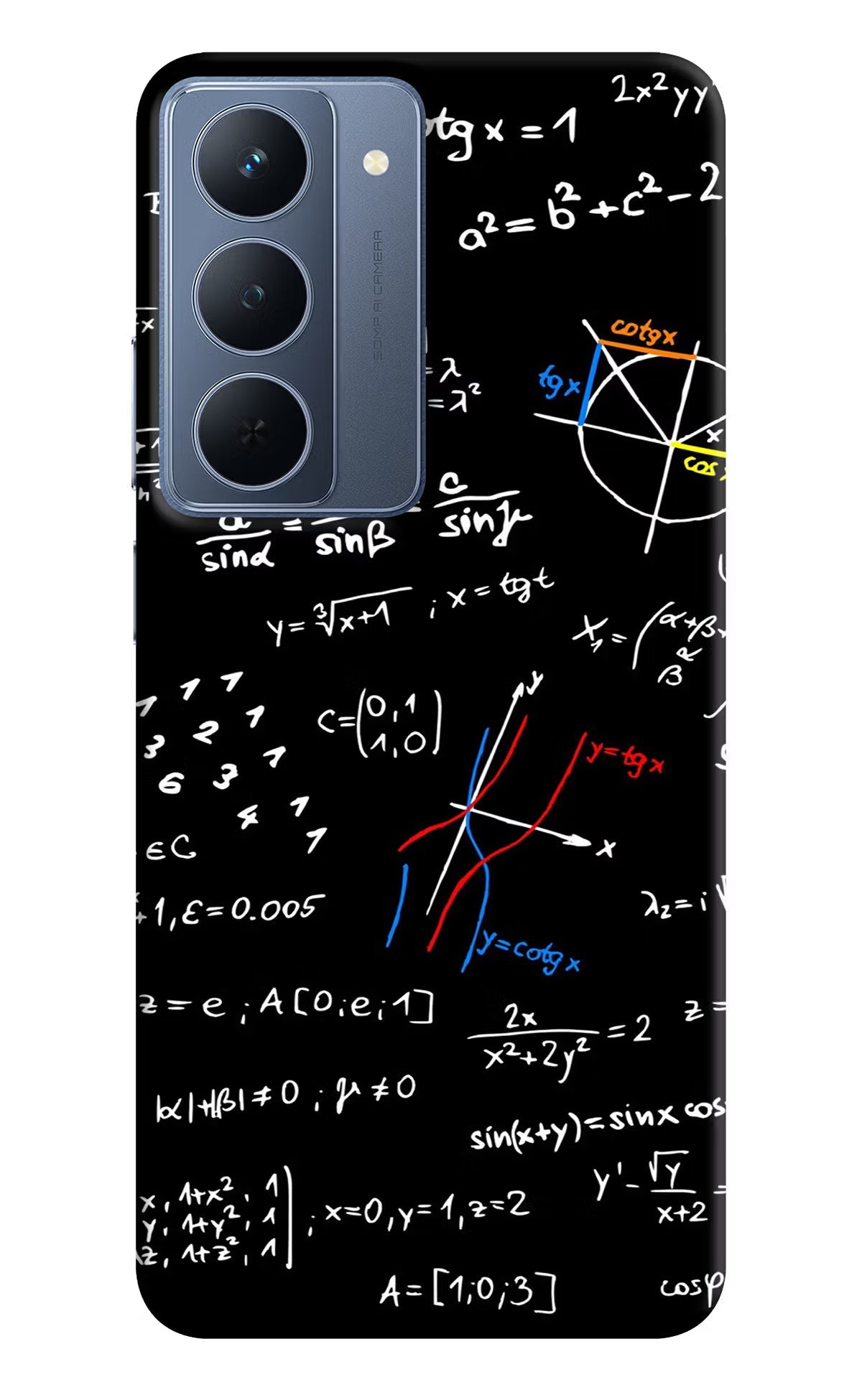 Mathematics Formula Realme P3x 5G Back Cover