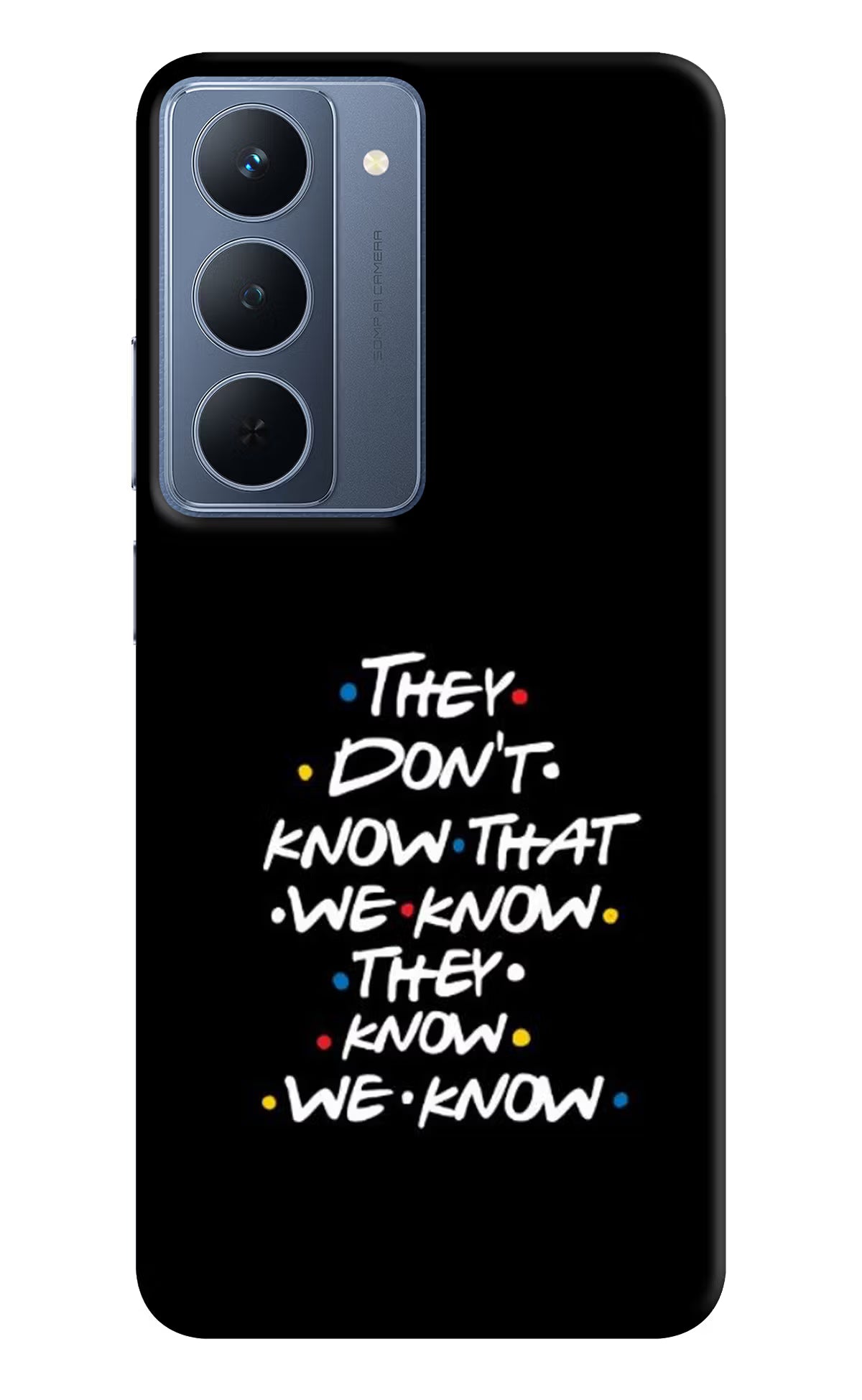 FRIENDS Dialogue Realme P3x 5G Back Cover