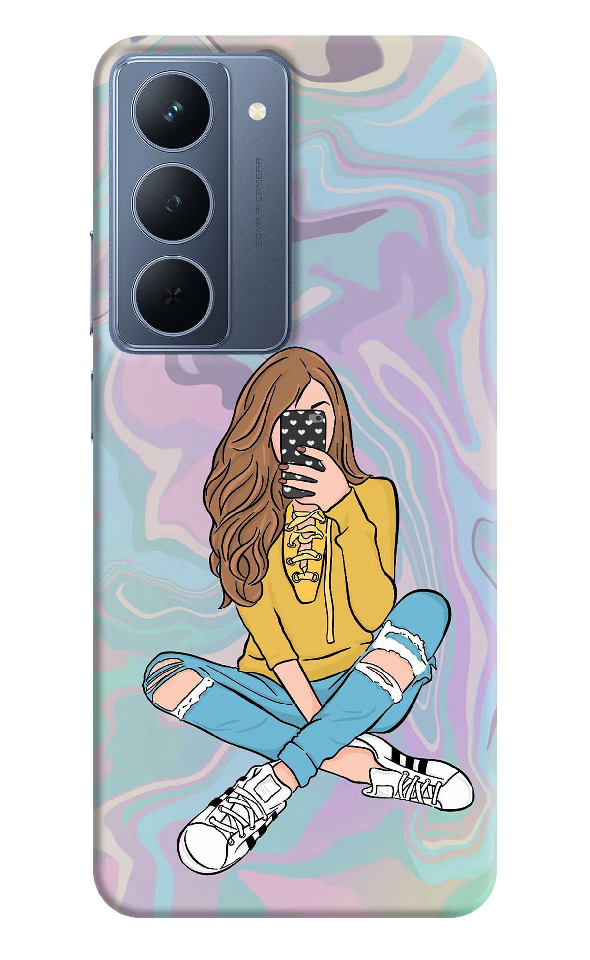 Selfie Girl Realme P3x 5G Back Cover