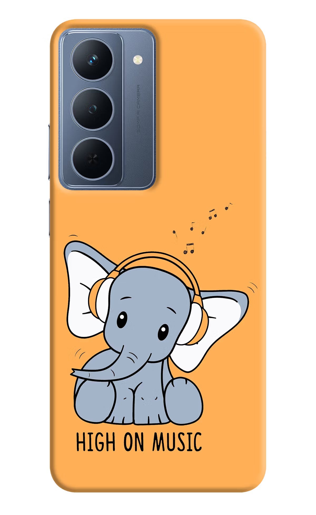 High On Music Realme P3x 5G Back Cover