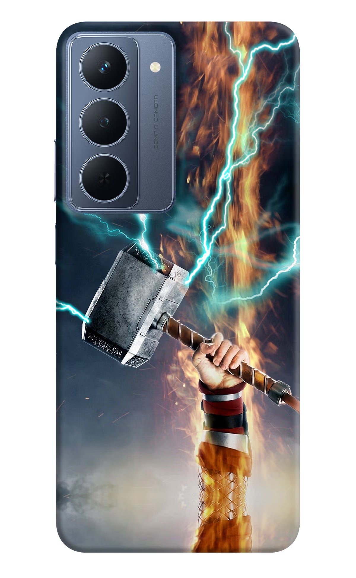 Thor Hammer Mjolnir Realme P3x 5G Back Cover