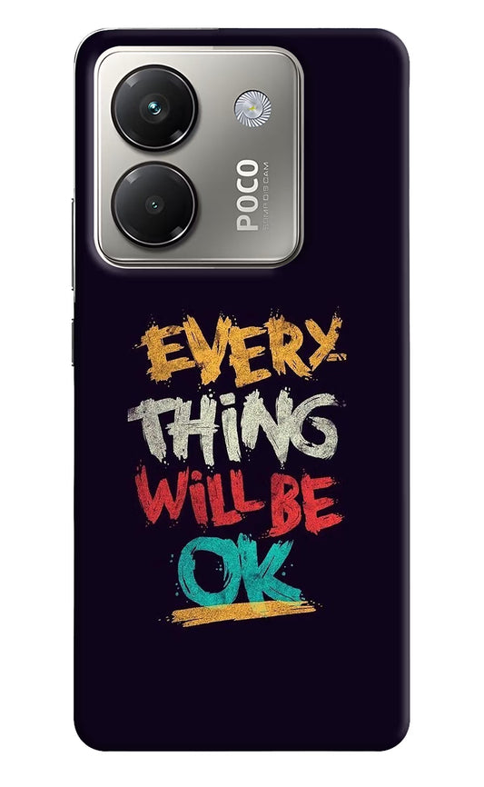 Everything Will Be Ok Poco M7 Pro 5G Back Cover