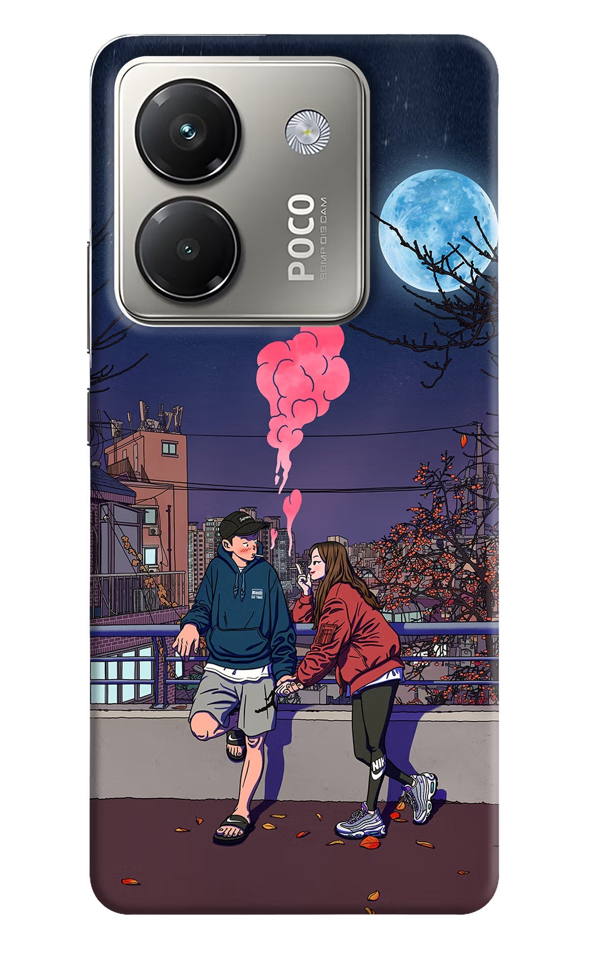 Chilling Couple Poco M7 Pro 5G Back Cover