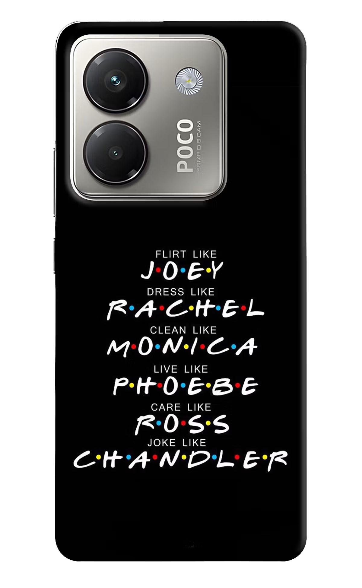 FRIENDS Character Poco M7 Pro 5G Back Cover