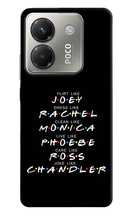 FRIENDS Character Poco M7 Pro 5G Back Cover