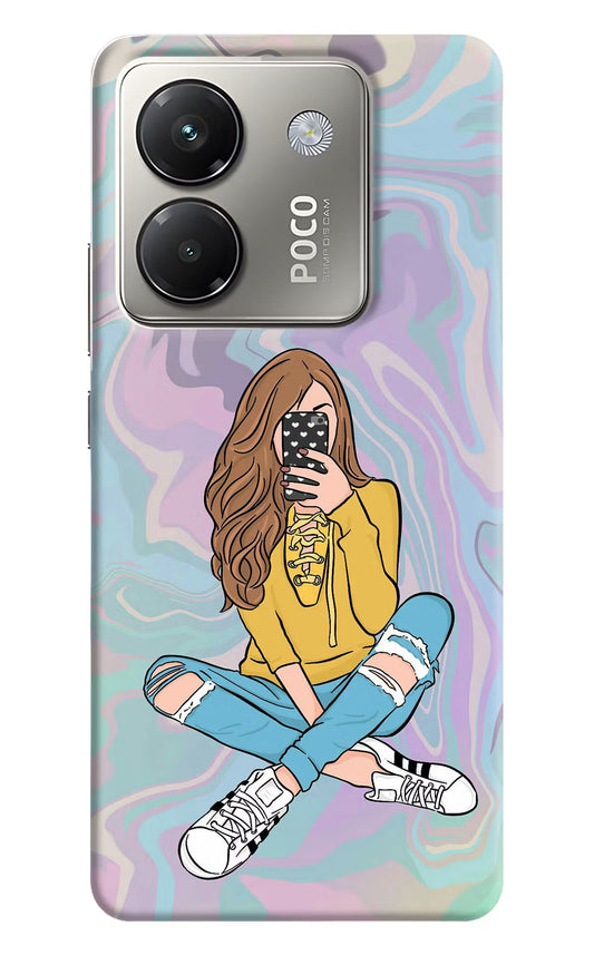 Selfie Girl Poco M7 Pro 5G Back Cover