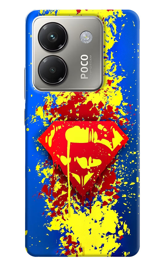 Superman logo Poco M7 Pro 5G Back Cover