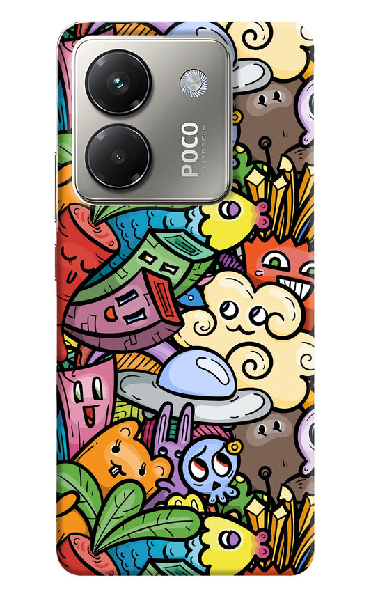 Veggie Doodle Poco M7 Pro 5G Back Cover