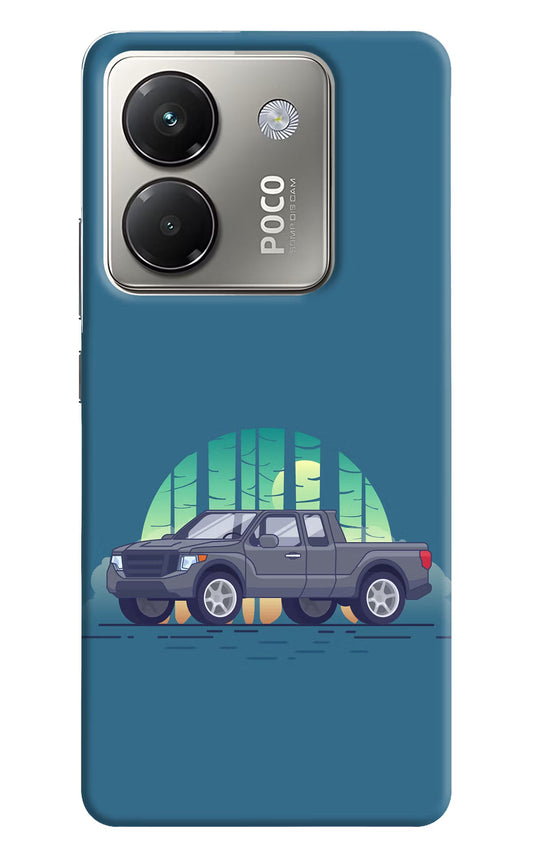 Retro Garage Vibe Poco M7 Pro 5G Back Cover
