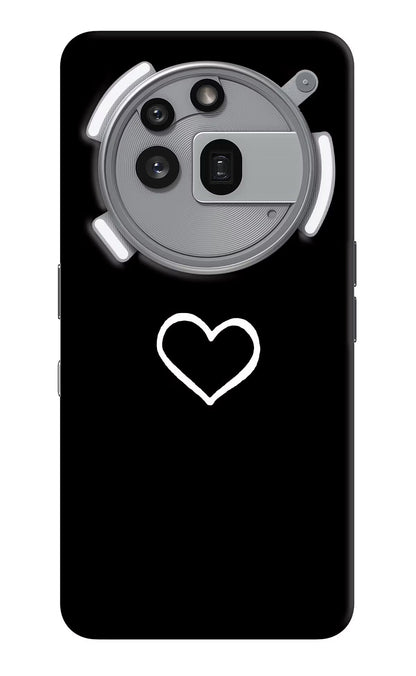 Heart Nothing Phone 3a Pro Back Cover