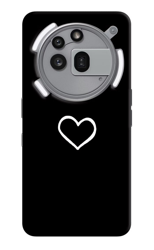 Heart Nothing Phone 3a Pro Back Cover