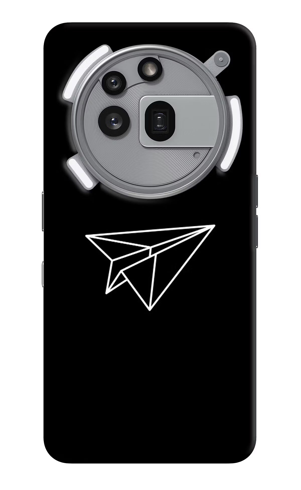 Paper Plane White Nothing Phone 3a Pro Back Cover
