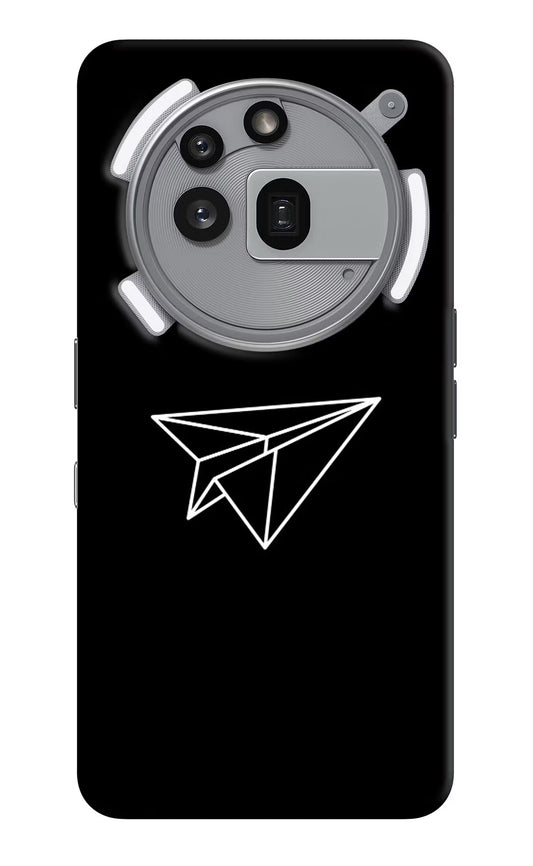 Paper Plane White Nothing Phone 3a Pro Back Cover