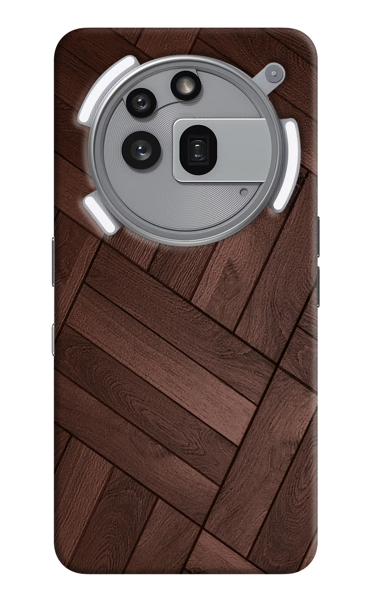 Wooden Texture Design Nothing Phone 3a Pro Back Cover