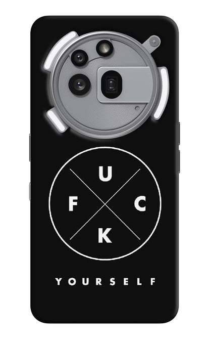 Go Fuck Yourself Nothing Phone 3a Pro Back Cover