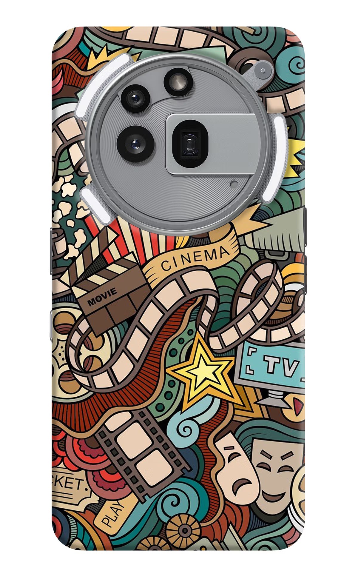 Cinema Abstract Nothing Phone 3a Pro Back Cover
