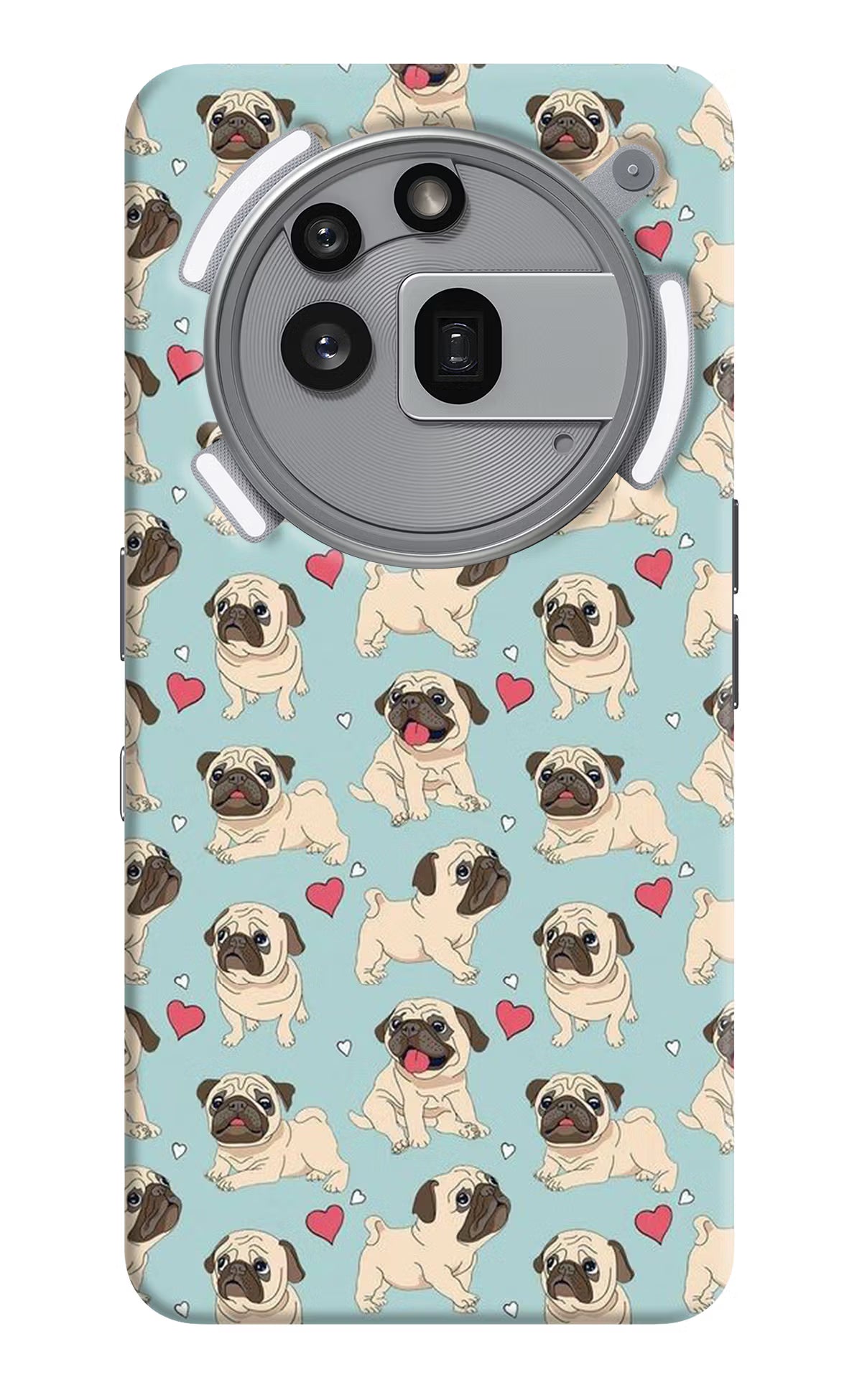 Pug Dog Nothing Phone 3a Pro Back Cover