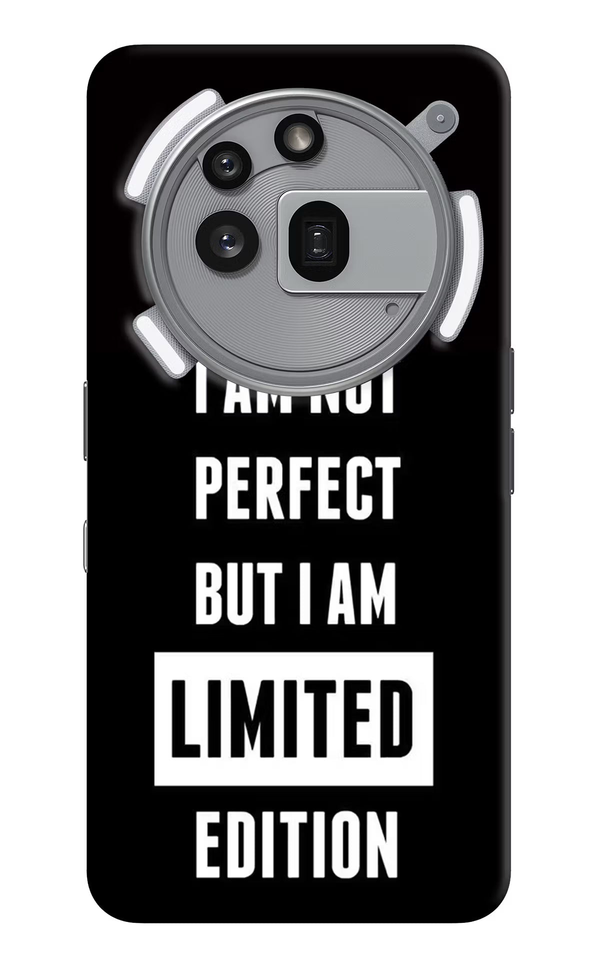 I Am Not Perfect But I Am Limited Edition Nothing Phone 3a Pro Back Cover