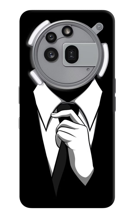 Black Tie Nothing Phone 3a Pro Back Cover