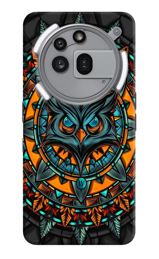 Angry Owl Art Nothing Phone 3a Pro Back Cover