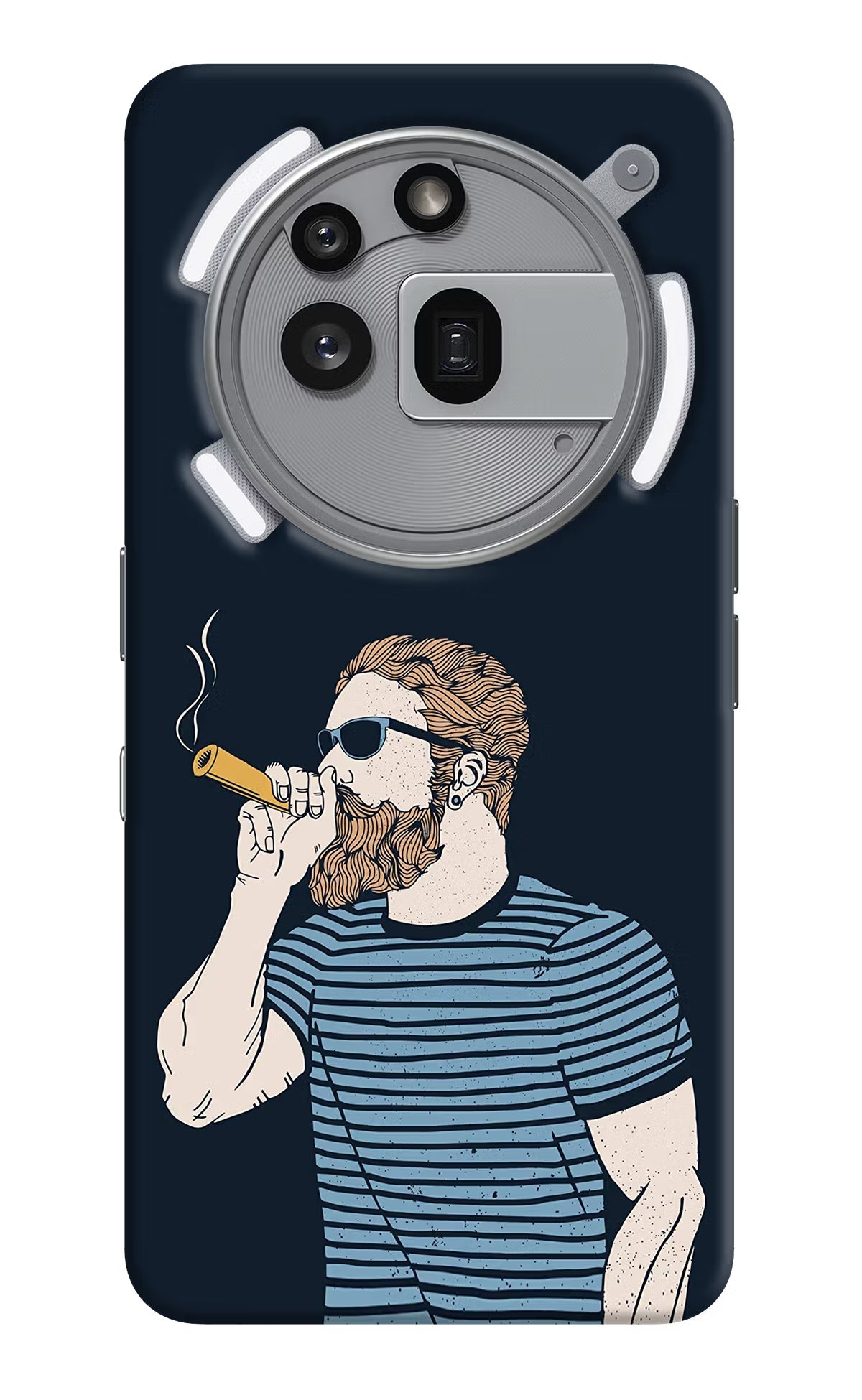 Smoking Nothing Phone 3a Pro Back Cover