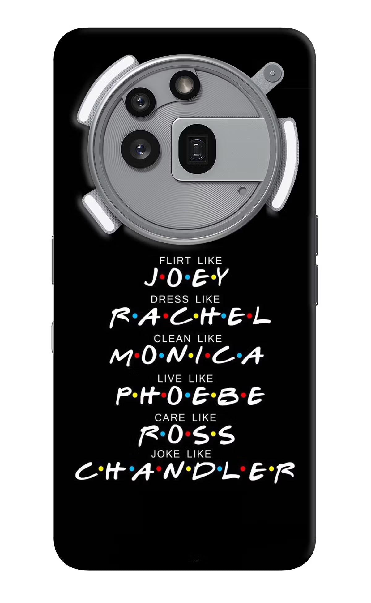 FRIENDS Character Nothing Phone 3a Pro Back Cover