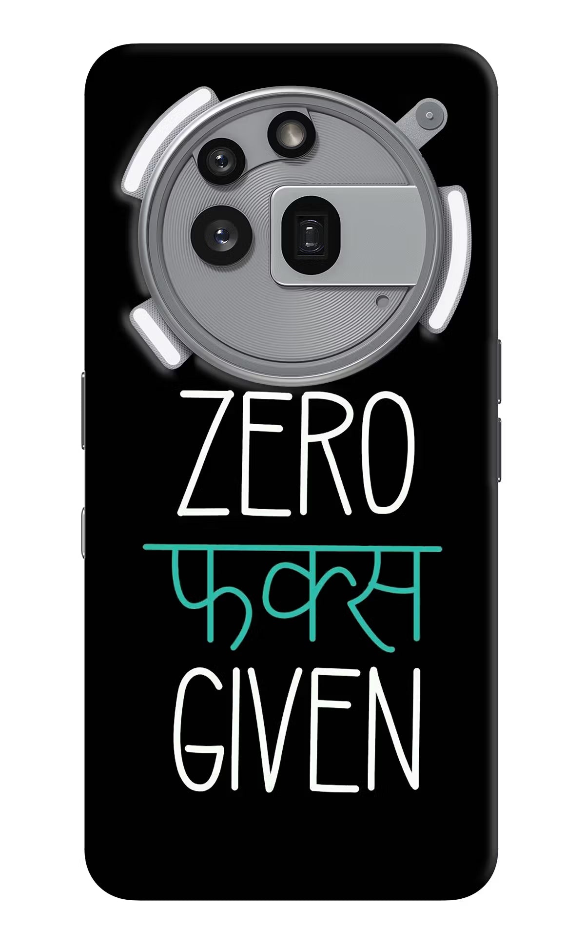 Zero Fucks Given Nothing Phone 3a Pro Back Cover