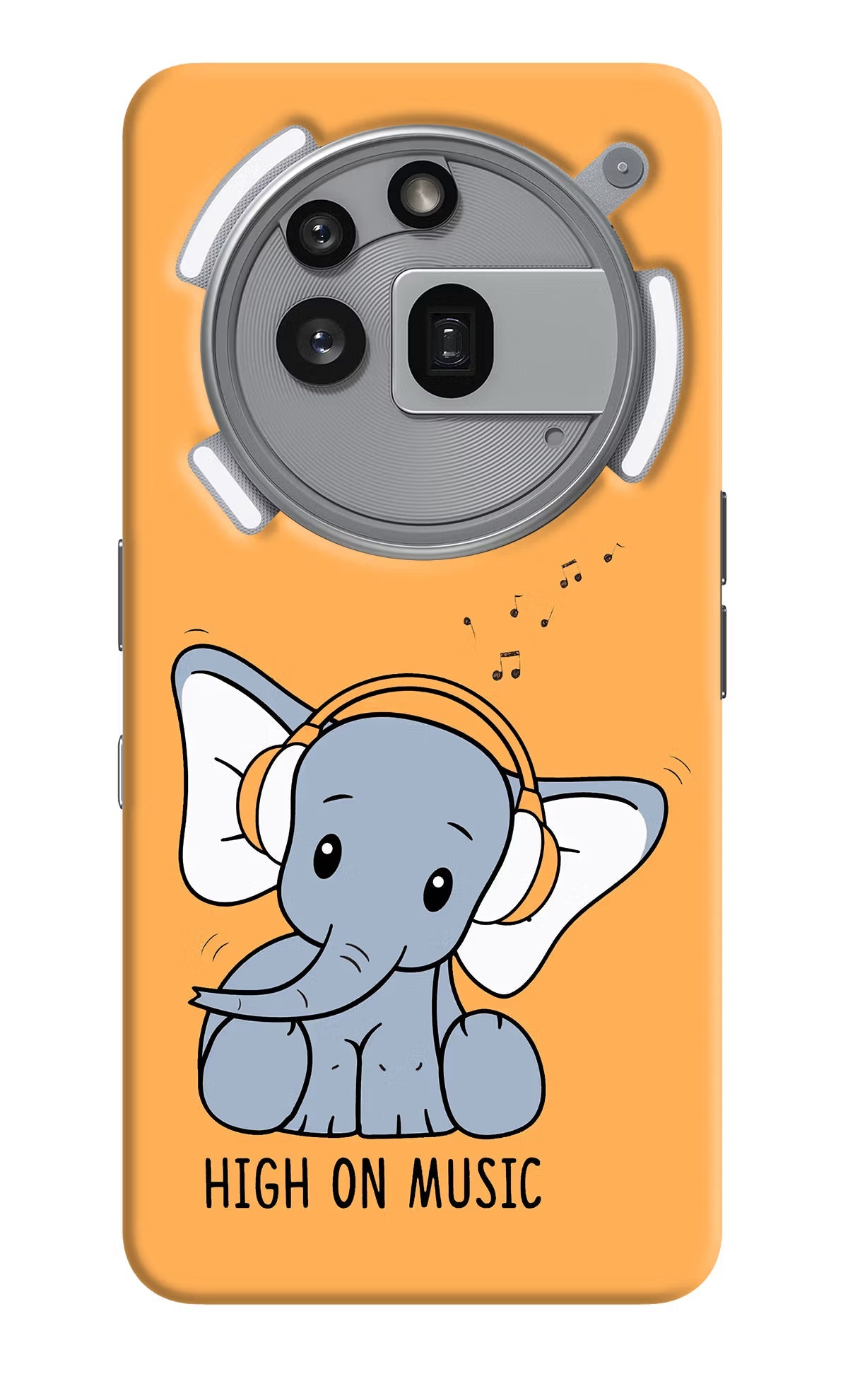 High On Music Nothing Phone 3a Pro Back Cover