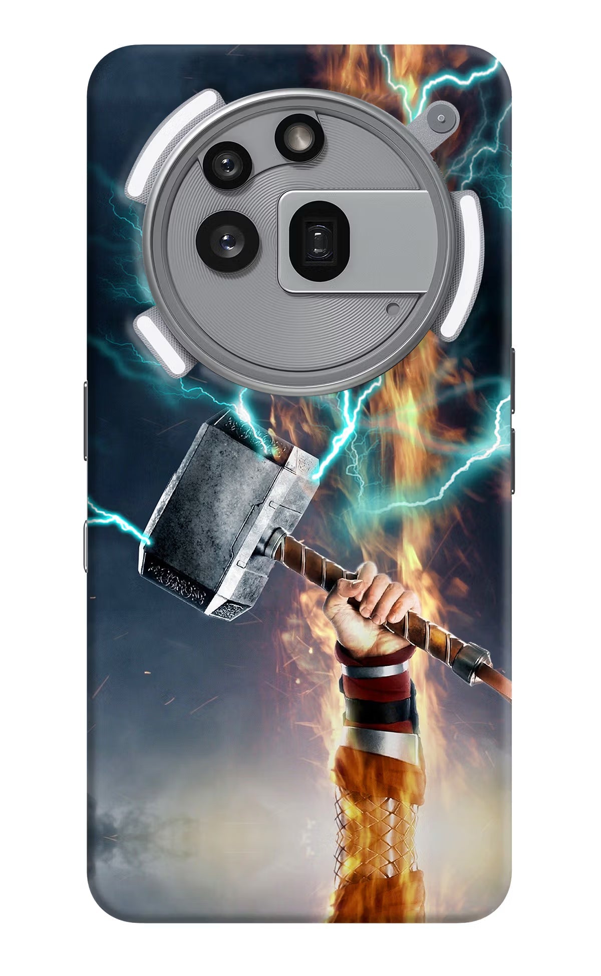 Thor Hammer Mjolnir Nothing Phone 3a Pro Back Cover