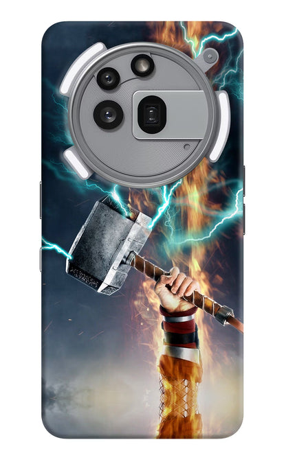 Thor Hammer Mjolnir Nothing Phone 3a Pro Back Cover